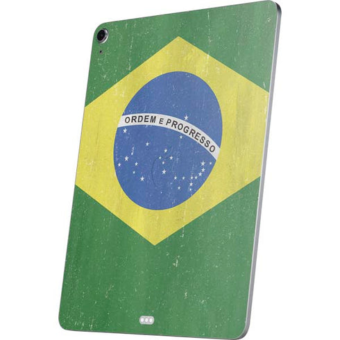 Brazil Flag Distressed Apple iPad Air Skin